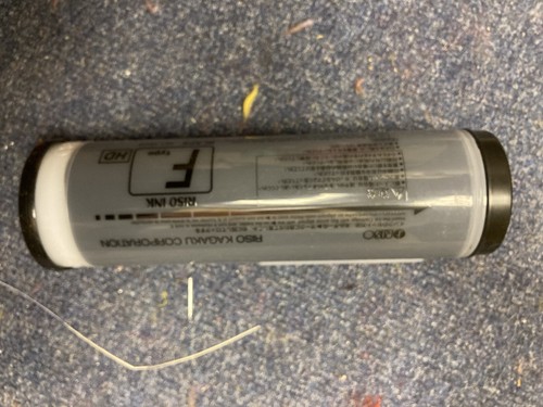 Black risograph ink tube - risograph,