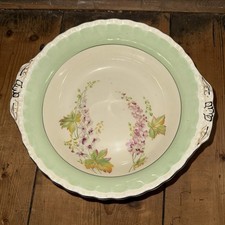 Antique Grindley England Cream Petal 9" Round Veg Serving Bowl Daisy Rare