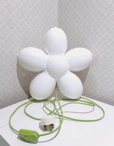 Vintage white ikea flower - vintage,