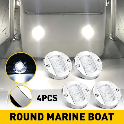 White marine boat - boat, led