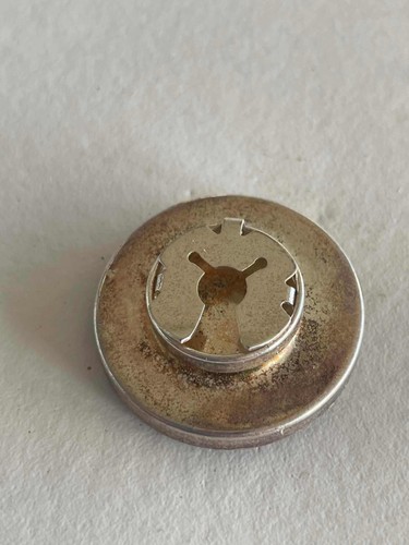 Rca pin button vintage round - button,
