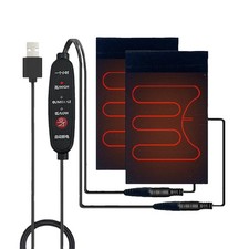 Warm Grip Electric Hand Heated Grips Handlebar Warmer Motorcycle Universal USB