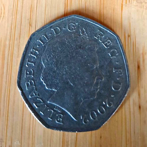 British old britania - british, 50p