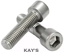M3 (3mmØ) CAP SCREWS A2