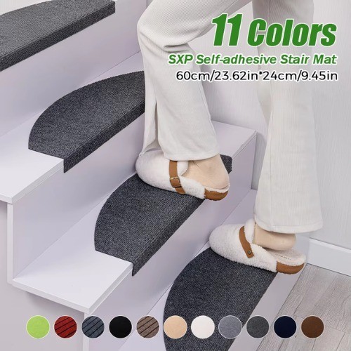 8pcs semi circle stair mats - 8pcs,