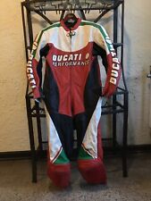 BKS Leathers Of UK Ducati Motorcycle Road Racing Leathers Track Day Suit/Gloves
