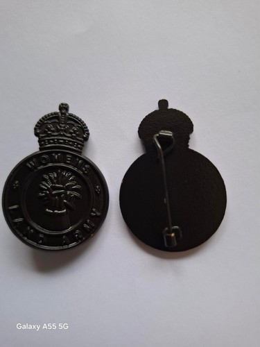 Womens land army badge dark - badge,