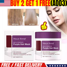 New 100G Karseell Purple Hair Mask 100g Maca Essence Deep Nourish Brighten'Hair~