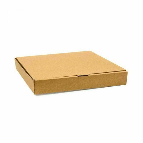 Pizza box inch plain - 9, brown-
