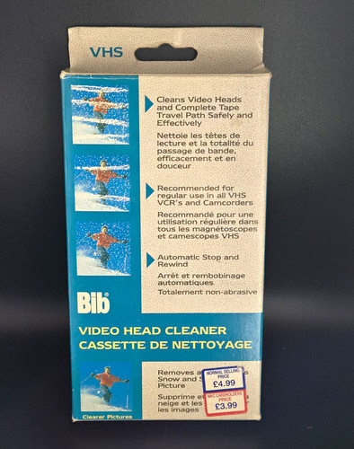 Bib video head cleaner vhs - bib,