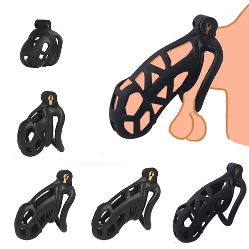 Male chastity device cage lock - chastity,