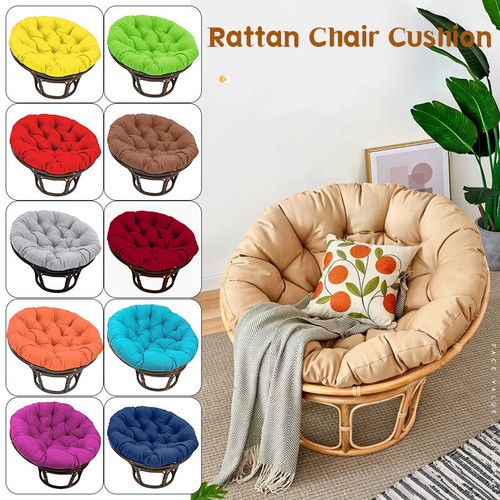 Round cushion rattan chair - cushion,