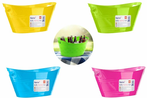 Plastic ice bucket cooler - 6.4l,
