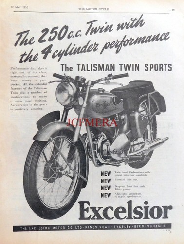 Excelsior talisman twin - 'talisman,