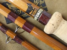 Vintage SHARPES 14' SCOTTIE Impregnated cane Salmon Fly Rod -  Line 10  *LOVELY*