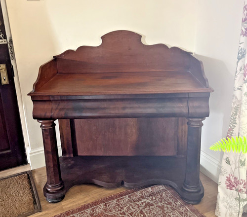 Solid wood antique washstand - antique,