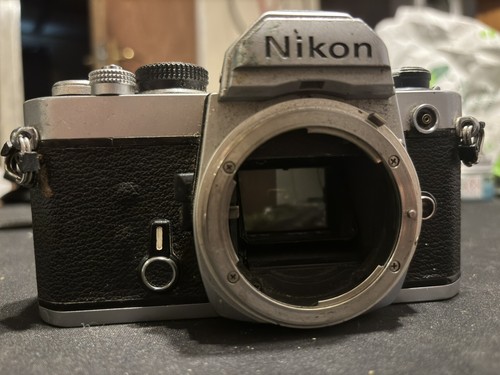 Nikon silver vintage film - nikon, fm