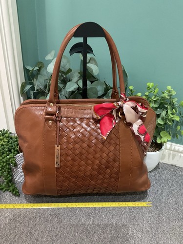 Ashwood brown leather shoulder - ashwood,