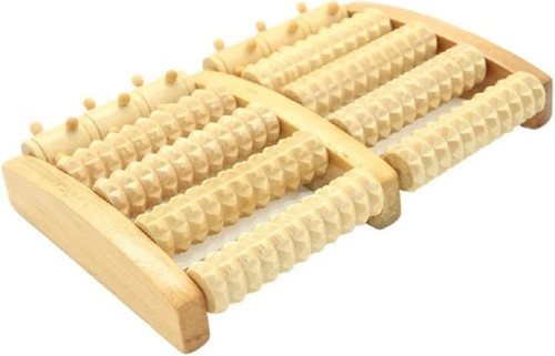 Wooden foot massage roller - massage,
