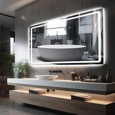 48" x 32"  LED Bathroom Mirror