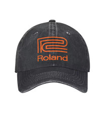 Roland Logo Cotton Baseball Cap Adjustable Jupiter 80 Keyboards Synth Free P&P