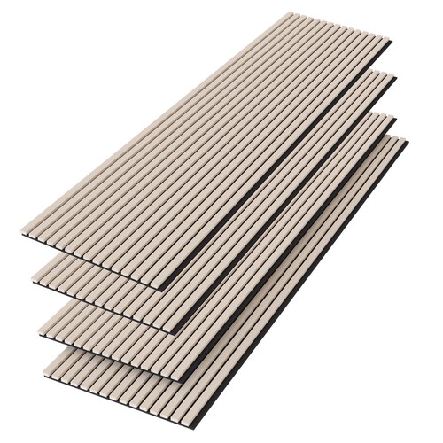 Acoustic wood slat wall - wall, panels