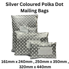 Silver Tissue Paper Metallic Coloured Printed Mailing Bags & Shredded Paper  