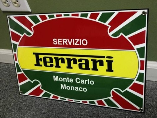 Ferrari monaco sign - monaco, dino