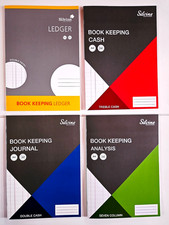 Silvine A4 ACCOUNTS BOOK KEEPING Journal Cash Ledger Analysis Accounting Books