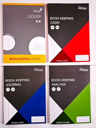 Silvine accounts book - silvine,