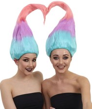 Twin Troll Wig Set for Teens |
