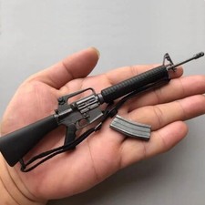 Toy Model Miniature For 12" Action Figure 1/6 US M16 Assault Rifle Weapon Props