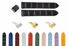 19MM - 20MM LEATHER WATCH BAND STRAP FOR CARTIER ROADSTER QUICK RELEASE