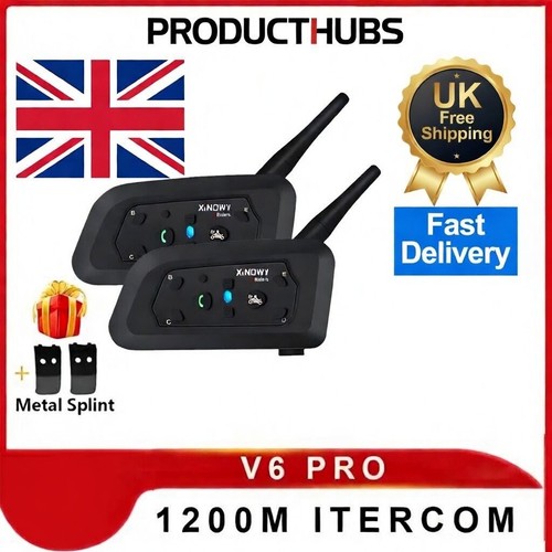 Pro motorcycle intercom - v6,