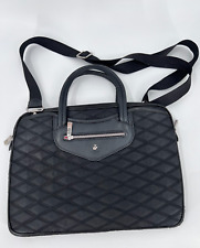 Knomo London Charlotte 14" x 10" Laptop Slim Lightweight Briefcase Bag Black