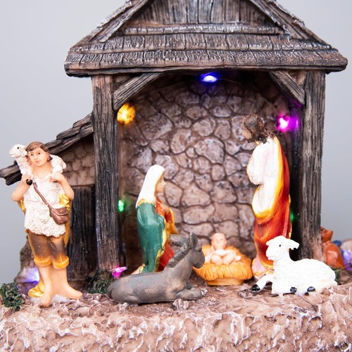 Christmas nativity scene led - christmas,