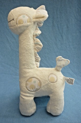 Cream giraffe soft plush - giraffe,