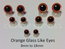 GLASS LIKE EYES with PLASTIC
