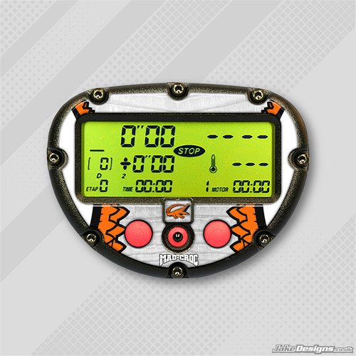 Mad croc style gel sticker - gel, for
