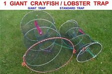 GIANT CRAYFISH LOBSTER TRAP SEA FISHING SHRIMP CRAB EEL LIVE BAIT NET CAGE POT