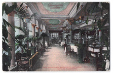 Early 1900's Postcard Dining Room Davenport's Restaurant, Spokane, Washington