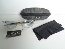 Oakley Why 8.0 Rimless Titanium Clear 05-876 Chrome NWT Frames