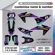 CUSTOM KTM MX Graphics Kit