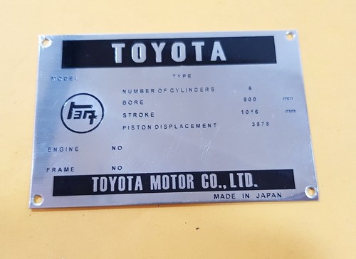 Vin manufactured plate - manufactured, repro