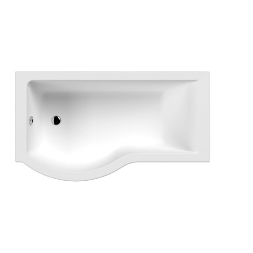 Shaped shower bath lh - shaped,