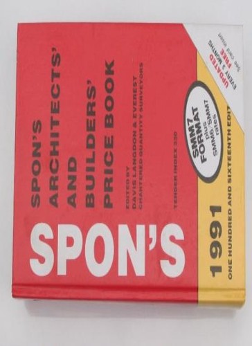 Spon architects and - spon's, architects'