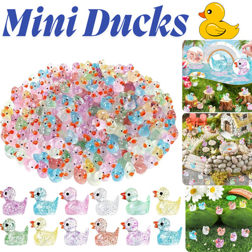 100pcs mini ducks colors - mini, 10