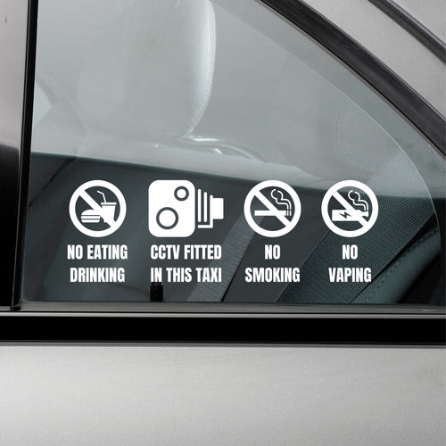 Stickers vehicle no - 2, x