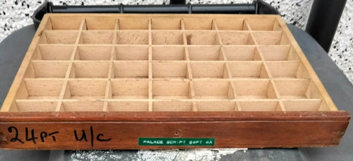 Vintage wooden oak front