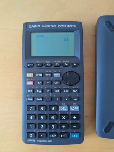 Casio 7400g plus - fx-7400g, power